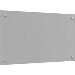 vidaXL Kök Backsplash Ljusgrå 70x40x0,6 cm Härdat Glas Stänkskydd 40cm