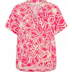 Kaffe Ano Floral Short Sleeve Blouse