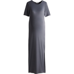 H&M MAMA Microfibre T-shirt Dress - Grey