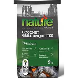 Nature Grillbriketter Premium 9Kg Värmelogg