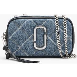 Marc Jacobs The Quilted Denim Softshot Bag - Light Wash Indigo