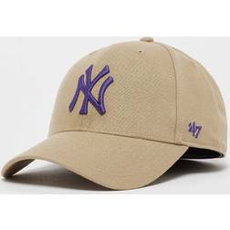 '47 MLB Beige Adjustable Keps New York Yankees Mvp Cap Khaki