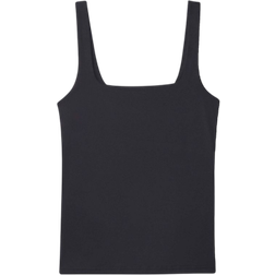 NA-KD Double Fold Singlet - Black