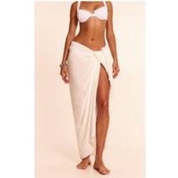 PrettyLittleThing Floaty Woven Maxi Sarong - White