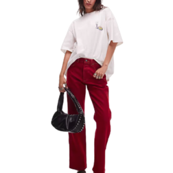 Topshop L'aperitivo Oversized Tee - White