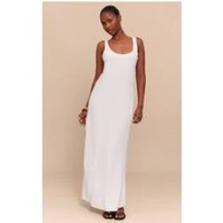PrettyLittleThing Textured Scoop Neck Maxi Dress - Natural