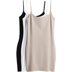 H&M Stropkjole I Jersey - Brun