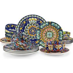 Vancasso SIMI 18 Pieces for 6 People Porcelain Plates Dinner Set 18pcs