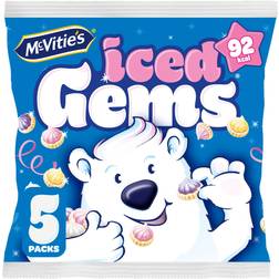 McVities Iced Gems Biscuits, 23g 115g 5pcs 1pack