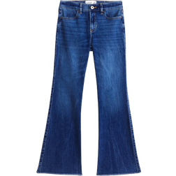 Abercrombie & Fitch High Rise Flare Jeans - Dark Wash