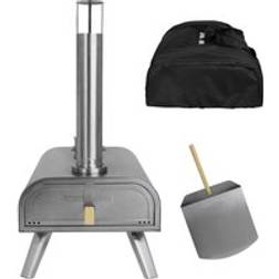 George Foreman GFWPPO2SSPC 16 Wood Pellet Pizza Oven