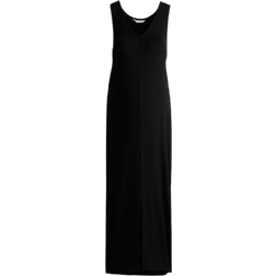 H&M MAMA Ribbet Kjole - Sort