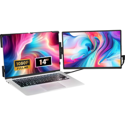 VEVOR Portable Laptop Screen Extender 14" FHD 1080P