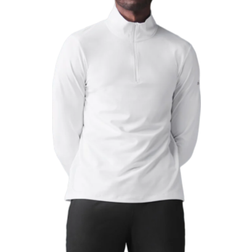 Alo Conquer 1/4 Zip Reform Long Sleeve Sweatshirt - White