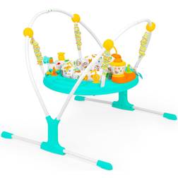 Bright Starts Cooking Up Fun Baby Activity Jumper with Music and Lights, Kitchen Role Play Toys, Unisex, 6-12 Months, Up to 25 lbs
