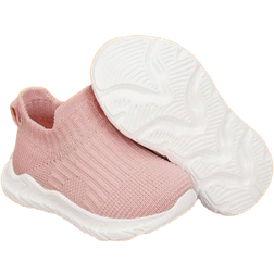 Shein Knit Detail Slip On Sneakers - Fabric