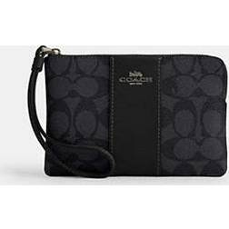 Coach Outlet Corner Zip Wristlet In Signature Canvas - Multi