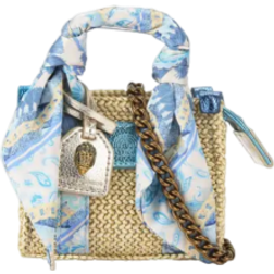 Kurt Geiger Women's Micro Southbank Tote - Raffia Beige