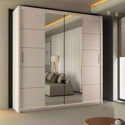 Sliding Wardrobes 4u Ribon Sliding Mirror Door 150 cm x 217 cm Wardrobe 150x217cm