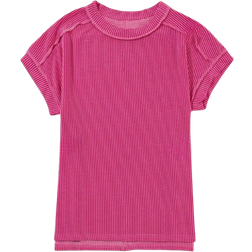 Shein Daily Casual Loose Round Neck Short Sleeve TShirt Summer