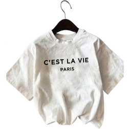 Shein Letter Print Simple Round Neck Plus TShirt For Daily Wear