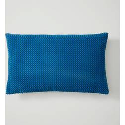 Dunelm Chenille Spot Complete Decoration Pillows Blue (50x30cm)