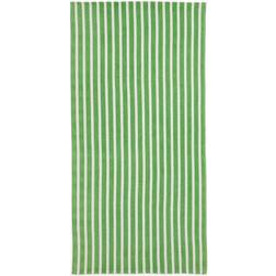 Dunelm Kiwi Stripe Bath Towel Green (140x70cm)