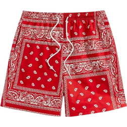 Shein Herren Strandshorts mit Paisley-Muster und Kordelzug-Taille für Urlaub