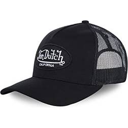 Von Dutch Svart Oval Patch Trucker Keps - Black/White