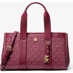 Michael Kors Extra-Small Signature Logo Crossbody Bag - Purple