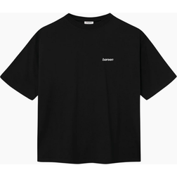 bareen Box Fit Tshirt Logo Herr Kortärmade - Black