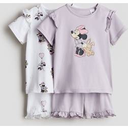H&M Cotton Pyjamas 2-pack - Purple