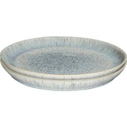 Denby Halo Speckle Plates Set of 2 26cm Grey Dinner Plate