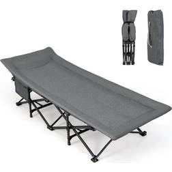 Cwy Sammenleggbar Campingseng Med Sidelomme 200 kg