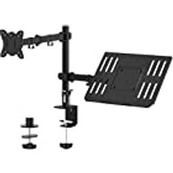 Grifema Monitor Arm with Laptop Tray 75x75