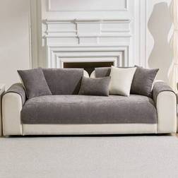 Shein Chenille Minimalist Solid Color 1PC Loose Sofa Cover Grey, Beige