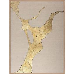 Malerifabrikken Design Maleri Wild Horizon Gold 90x120 cm Egetræsramme Billede
