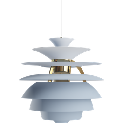 Louis Poulsen Ph Snowball Pendel Dusty Blue Brass Metallised Pendellampa ∅ 40cm