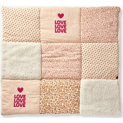 Vertbaudet Patchwork Play Mat Lovely Leo Printed Pink