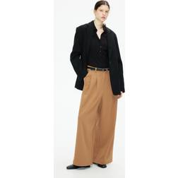 H&M Damen Weite Hose - Beige