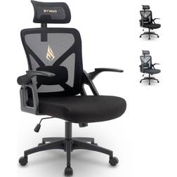 Temu Ergonomic Office Chair With Adjustable Headrest 150kg Kontorsstol
