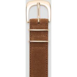Mango Suede Belt - Brown