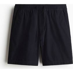 H&M Men Regular Fit Canvas Shorts - Blue