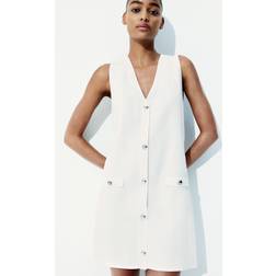 H&M V-Neck Dress - White
