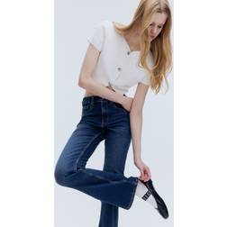 H&M Ladies Flared High Jeans - Blue