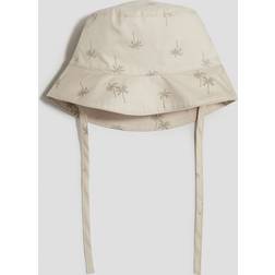 H&M Fiskarhatt I Bomull - Beige/Palmer
