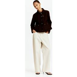 H&M Corduroy Collar Jacket - Brown