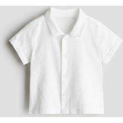 H&M Baby Skjorta I Linmix - Vit