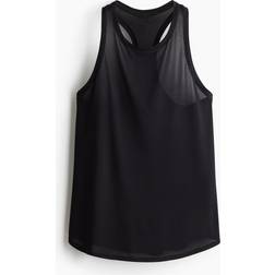 H&M Sort Træningstanktop med DryMove - Dame