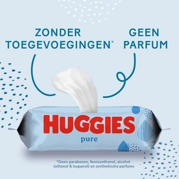 Huggies Pure Baby Wipes 18 Packs